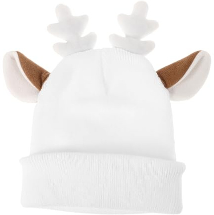 POPETPOP Cute Ski Helmet Cover Mit Cartoon-Reindeer-Design Für Snowboarding Und Passend Einfach Anzubringen Komfortablem Material