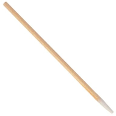 HAMPPLIES Hisopos de Algodón Punta Única 100 Unidades Tamaño Estándar Palitos de Madera para Maquillaje Limpieza Facial Uso Profesional y Doméstico