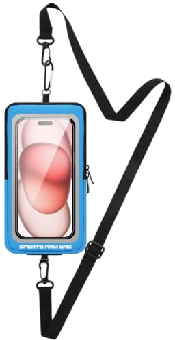 Phone Armband - Waterproof Wrist Bag for Running and Exercise, Adjustable Smartphone Carrier for Most Phones, Arm Band for Workout, Hiking, Travel, and Outdoor Activities, 7.48 Inch