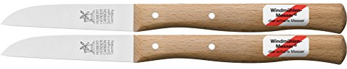 2x Gemüsemesser, kleines Küchenmesser, Schälmesser, 6,5 cm Windmühlenmesser Klassiker klein