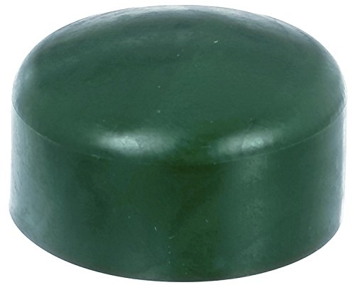 4 x Zaunkappe grün 59-60 mm, Pfostenkappe für runde Metallpfosten, grün, Rohrkappen, Abdeckkappe für Zaun Zäune, Runde Abdeckkappe