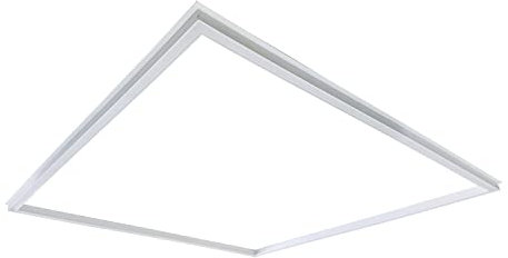 Rolux LED Panel Frame Licht-Rahmen 62x62 cm, 40W, neutralweiss 4000K, 3200lm, dimmbar, Deckenleuchte, LED-Lampe, Wohnzimmer-Lampe, Deckenlampe, Deckenstrahler für innenanwendung, Aufbauleuchte
