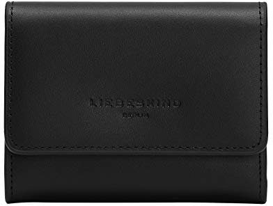 LIEBESKIND Berlin Nova Portemonnaie, Medium (9.5 cm x 11.6 cm x 2cm), Black