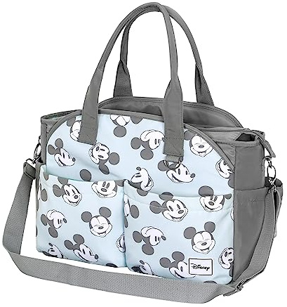 Mickey Mouse Bonny-Sac Poussette Bébé Mommy, Bleu