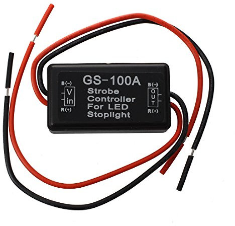 Flash Strobe Controller Modulo Lampeggiatore per LED Freno Posteriore Luce di Stop 12-16V