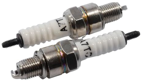 2EXTREME 2x Zündkerze 2EXTREME A7TC China 4-Takt Roller 50-125ccm kompatibel für Baotian, Benzhou, Rex