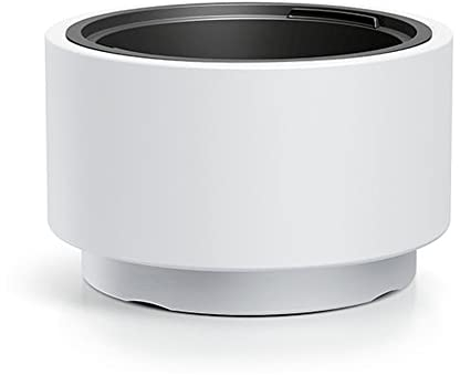 Weißes Pflanzgefäß mit Behälter, HEOS Kollektion, 39,5 x 39,5 x 24 cm