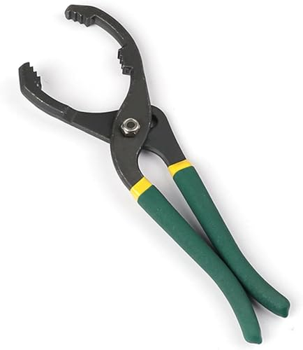 Pinza per filtri olio, attrezzo per rimozione filtri olio, chiave regolabile per filtri olio, moto, per auto, da Ø 40 mm a Ø 150 mm, 24 cm