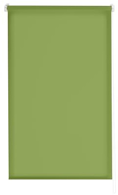 Estoralis | Gove | Store Enrouleur | sans Outil Tissu Tamisant uni | Vert Pistache | 45 x 180 cm (Largeur/Hauteur) Taille du Tissu 42 x 175 cm | Stores pour fenêtres et Portes