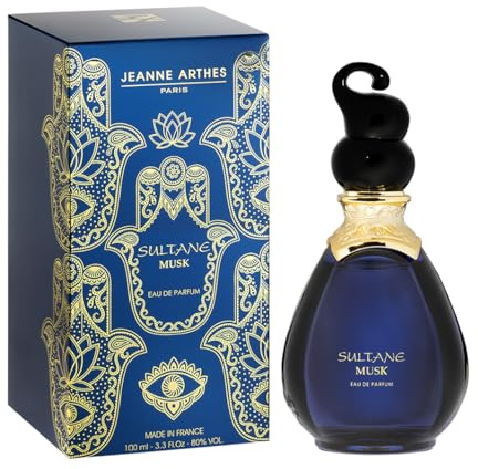 JEANNE ARTHES – Sultane Musk Damenparfüm – Eau de Parfum – 100 ml Sprühflasche – Hergestellt in Grasse