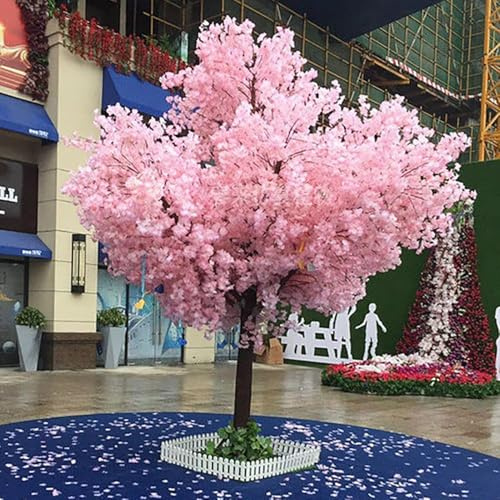 Alberi Di Ciliegio Artificiali Rosa - Grande Decorazione For Interni Ed Esterni Da 9,8x9,8 Piedi - Albero Di Pesco Finto Con Fiori Di Seta For Feste, Ristoranti E Centri Commerciali - Splendido Albero