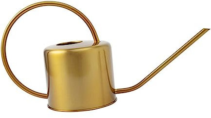 ibasenice Arrosoir De Jardin en Laiton 1300 ML Longue Buse pour Arrosage Précis D'intérieur Et Extérieur Pulvérisateur De Fleurs Solide