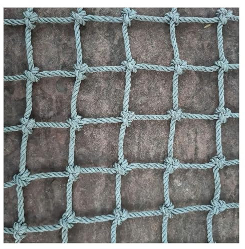 Filet de sécurité Escalade Terrain Jeu Échelle Corde Roche Ensembles d'oscillation Grimper Le Filet en Nylon(16mm-16cm,2X4m/6.6X13.12ft)