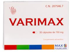 VARIMAX Piernas Cansadas e Hinchadas | Diosmina, Castaño de Indias y Centella Asiática | 11 Activos para la Circulación, Varices y Hemorroides | 30 Cápsulas | Max FourCare, Fabricado en España