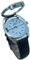 Reloj De Pulsera Braille para Invidentes o Personas Mayores Azul Dial, Correa de Cuero