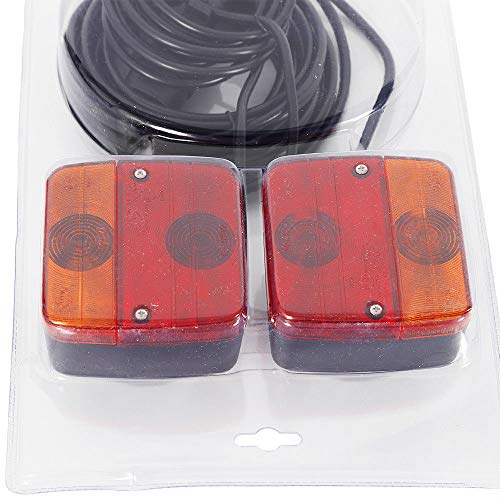 Z&Y Ltd Rückleuchten mit magnetischem Fuß, Beleuchtung für Anhängerkupplung, Kabel 7,5 m, für Rücklicht, Fahrzeuglampe, Autos, Transport