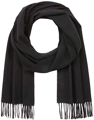 GANT Herren Unisex. SOLID Wool Scarf Mode-Schal, Black, Einheitsgröße