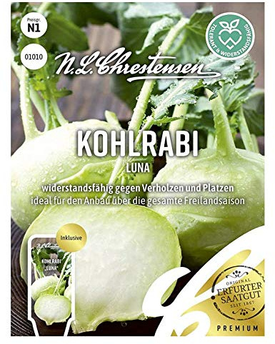 Kohlrabi Luna N.L.Chrestensen Samen 1010