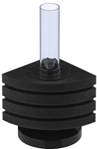 Pawfly Filtro a Spugna Nano Angolare, Silenzioso, per Betta, Avannotti, Gamberetti e Piccoli Pesci, per Acquari Fino a 40 Litri (Pompa Aria Non Inclusa)