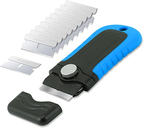Gomake Razor Blade Scraper Tool, Windows, Glass Stovetop Paint Scraper