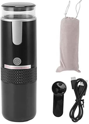 Riuulity Machine à Expresso Portable Classique, Cafetière de Voyage Compatible Capsules Originales et Compatibles, Machine à café Manuelle pour Cuisine et Bureau