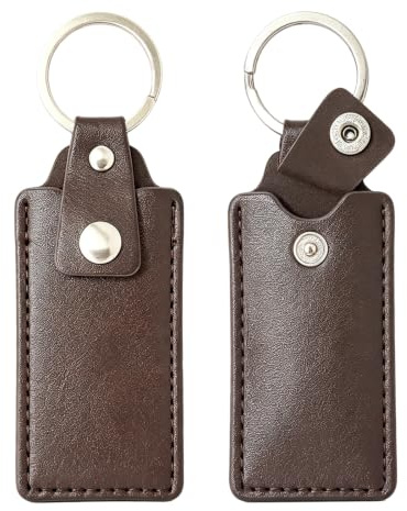 XNDGURE 2PCS Leather USB Storage Case USB Flash Drive Leather Cover for USB Flash Drive Leather Case for USB Flash Drive Flash Drive Holder Case and Easy Storage