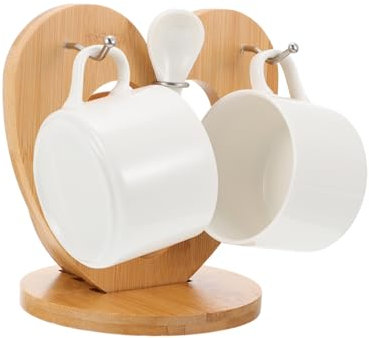CIYODO Tazas De Café y Leche Juego De Cerámica Estilo Moderno Taza De Té Platillo