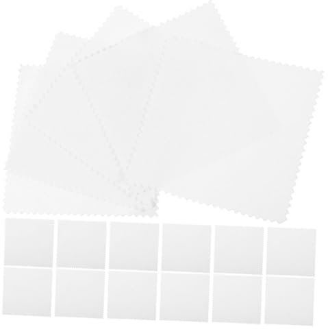 ETHZZLE 100piezas Paño De Pulido para Joyas y Lentes Suministro De Limpieza para Pantallas Gafas y Joyas Paño De Limpieza para Pulir