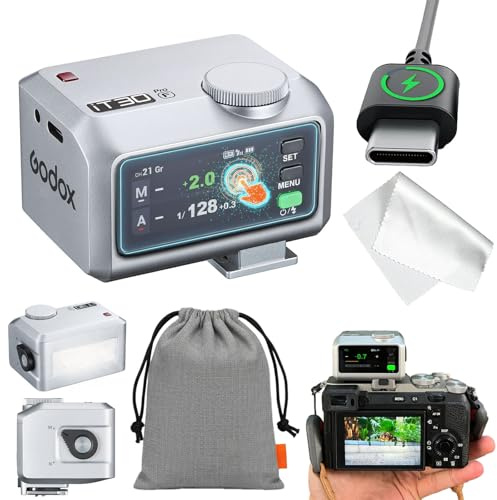 Godox iT30Pro F TTL Mini Camera Flash, iT30 Pro F 2.4G HSS 1/8000s TTL Wireless Flash, Compatible with Fujifilm X100VI XT5 XM5 XT30 II XT50 XS20 XS10 X-E4 X-T4 X-T3 GFX50R