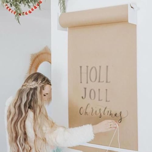 CAFIEDR Kraftpapierrolle Kraftpapierrollen-Präsentationsständer; Wandmontierte Staffelei Wand-Zeichenständer DIY-Staffelei Papierrollenhalter(36 Zoll)