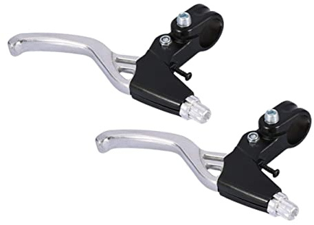 DINHEAROM 1Paire Poignées de Frein Aluminium de Leviers de pour Vtt Compatibles Plupart Vélos Excellente Durabilité et Performance de Couleur