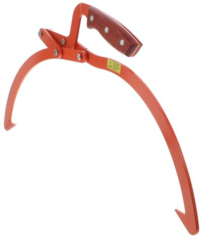 Sewroro Heavy Duty Timber Dragging Claw and 2 Claw Log Lifting Tongs Non-Slip Grabber for Log Carrying and Skidding in Forestry and Logging Operations