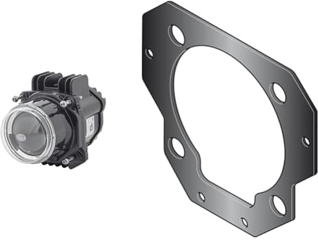Hella 1AL 010 820-851 LED/DE-Hauptscheinwerfer - 90mm Performance Bi-LED L70-24V + 9AH 185 978-011 Halter, Hauptscheinwerfer
