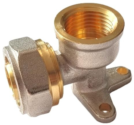 Klemmring Wandscheibe 16 x 1/2ig für Verbundrohr | Schraubfitting Klemmringverschraubung, Für Aluverbundrohr, Für Mehrschichtverbundrohr