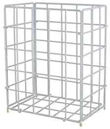 Gitterkorb Drahtgeflecht, Metallgitterkorb für Müllbeutel, Sammelkorb, Wäschekorb, 35.5 x 28.5 x 19 cm (ca. 20l)