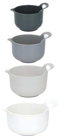 alpina 8711252179773 - Juego de cuencos para mezclar (4 unidades, antideslizantes, plástico)