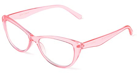 Betsey Johnson Unknown womens Yara Blue Light Glasses Reading Glasses, Crystal Pink, 40mm US