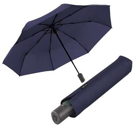 Knirps nachhaltiger Damen Taschenschirm Vision Duomatic - water