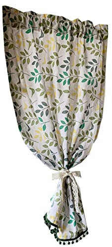 V3VOGUE Kurze Gardinen,Landhausstil,Privatsphäre Fenstervorhang,guter Vorhang,Scheibengardienen,Für Restaurants, Bäder, Büros,halbtransparent Vorhang,Scheibengardienen (Size : L150xW140cm)