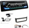 JVC KD-DB922BT 1-DIN Autoradio CD-Receiver Bluetooth DAB+ Digital Radio Einbauset passend für Chrysler PT Cruiser 2000-2005 schwarz