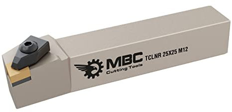 CNC Drehhalter TCLNR/TCLNL, Klemmhalter Drehmeißel 95° für CNMG Wendeplatte (TCLNL 25X25 M16)