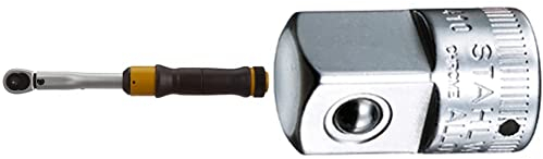 Proxxon 23349 Drehmomentschlüssel MicroClick MC30 Antrieb 6,3 mm (1/4 Zoll) & STAHLWILLE 410 Übergangsstück - Adapter von 1/4“ (6,3 mm) Innenvierkant auf 1/2“ (12,5 mm) (1/2“) Aussenvierkant