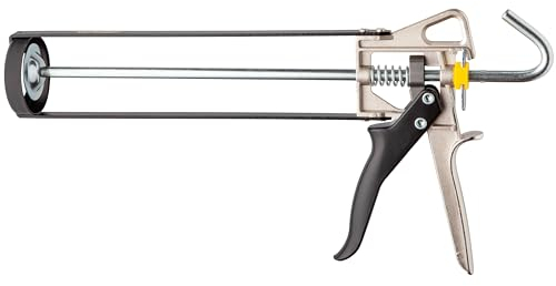 VERLINGER Pistola Per Silicone Pistola Per Cartucce A Spruzzo In Silicone Pressa Per Cartucce Di Silicone Acrilico Adesivi Argento Nero Eco