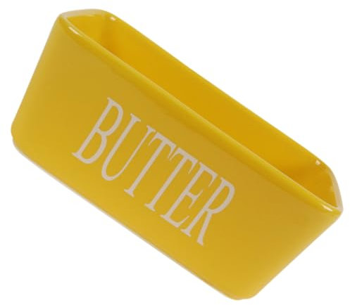 Zerodeko Terrarien Butterdose Vorratsbehälter für Butter Container schwarze Tabletts schwarzes Geschirr Butterbehälter für zu Hause Butterhalter aus Keramik Haushalt Käse Rührgerät