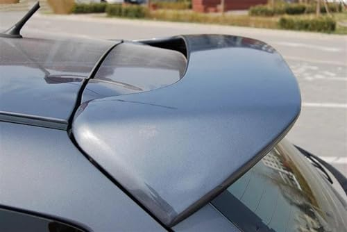HeckflüGel Auto-Spoiler Auto Dekoration Unlackiert Heckspoiler ABS Material Dach Schwanz Flügel Für Mazda 3 Schrägheck 2008 2009 2010 2011 2012 Flügelspoiler(Farbe:Unpainted Spoiler)