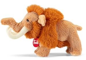 Trudi Mammut Dinosaures en Peluche,Cadeau d'anniversaire et de Noël | 21 x 14 x 10 cm Taille XS | Animaux préhistoriques | modèle 51186