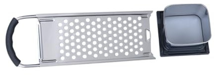 Amosfun Stainless Steel Potato Pusher Gnocchi Maker Masha Cheese Shredder Kitchen Tool