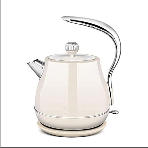 Bollitore elettrico per tè Bollitori elettrici in acciaio inossidabile 304 Bollitore elettrico portatile da viaggio vintage da 1,5 litri Caffettiera f Bollitore riscaldante AST per tè verde Tè rosso