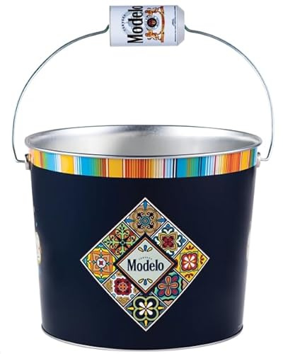 The Tin Box Company Modelo Large Beverage Bucket with Modelo Can Handle
