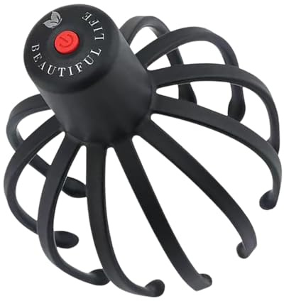 Massaggiatore elettrico del cuoio capelluto massaggiatore elettrico del polpo | Dispositivo di massaggio della pelle della testa di Kraken, dispositivo di massaggio della testa di 360 °